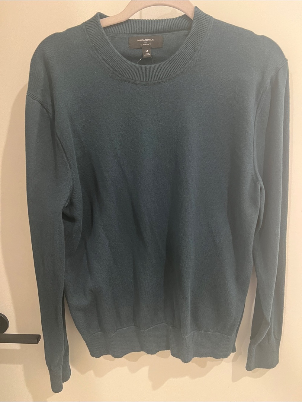 Banana Republic Men's Crewneck Sweater - Green